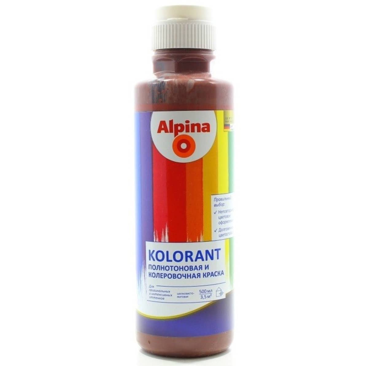 პიგმენტი EXL AP Kolorant Rotbraun RU_UA 500 ML — ტონერები